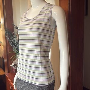 NWT northern reflections size small Striped Sleeveless Top cotton